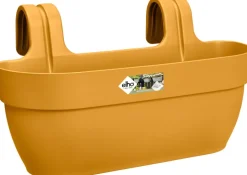 Intratuin Elho Balkonkasten Vibia Easyhanger gelb 46 x 24,1 x 26,5 cm| Balkonkästen|Blumentöpfe & Pflanzgefäße