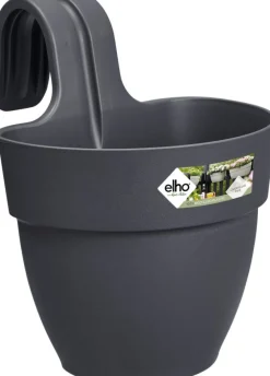 Intratuin Elho Balkonkasten Vibia Easyhanger anthrazit 20,5 x 24,1 x 26,5 cm| Blumenampeln & Hängetöpfe|Blumentöpfe & Pflanzgefäße