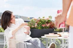 Intratuin Elho Barcelona Balkonkasten XL all-in-1 55 x 32,2 x 22,7 cm anthrazit| Balkonkästen|Blumentöpfe & Pflanzgefäße