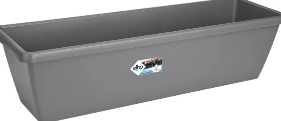 Intratuin Elho Barcelona XL Blumenkasten 60 cm anthrazit| Pflanzkübel|Blumentöpfe & Pflanzgefäße