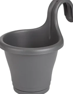 Intratuin Elho Corsica Balkonkasten D 19 cm H 26 cm  anthrazit| Balkonkästen|Blumentöpfe & Pflanzgefäße