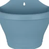 Intratuin Elho Corsica Wandblumentopf blau 25 x 17 x 19 cm| Wand-Blumentöpfe|Blumentöpfe & Pflanzgefäße