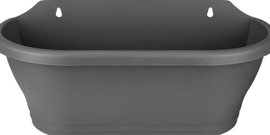 Intratuin Elho Corsica Wand-Blumentopf 39 x 16,5 x 17,1 cm anthrazit| Wand-Blumentöpfe|Blumentöpfe & Pflanzgefäße