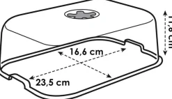 Intratuin Elho green basics Anzuchtkasten Deckel 24 x 12 x 17 cm| Anzuchtkästen & Mini-Gewächshäuser