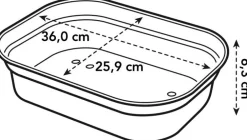 Intratuin Elho green basics Anzuchtschale M schwarz 36 x 25,9 x 6,3 cm| Anzuchtkästen & Mini-Gewächshäuser