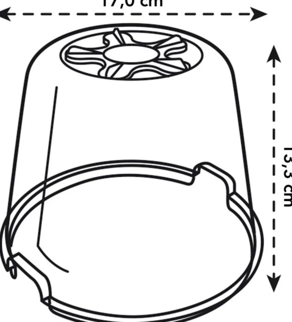 Intratuin Elho green basics Anzuchtkasten Deckel D 17 cm H 13,8 cm| Anzuchtkästen & Mini-Gewächshäuser