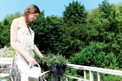 Intratuin Elho green basics Balkonkasten all-in-one 69,2 x 25,7 x 16,7 cm schwarz| Balkonkästen|Blumentöpfe & Pflanzgefäße