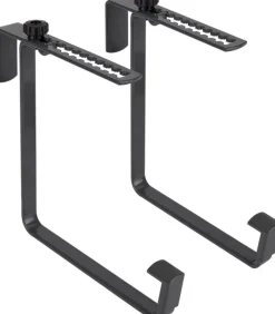 Intratuin Elho green basics Balkonkastenhalter Metall 16 x 2 x 16 cm anthrazit| Haken & Bügel