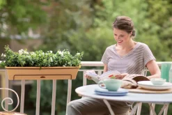 Intratuin Elho green basics Balkonkasten all-in-one 69,2 x 25,7 x 16,7 cm terracotta| Balkonkästen|Blumentöpfe & Pflanzgefäße