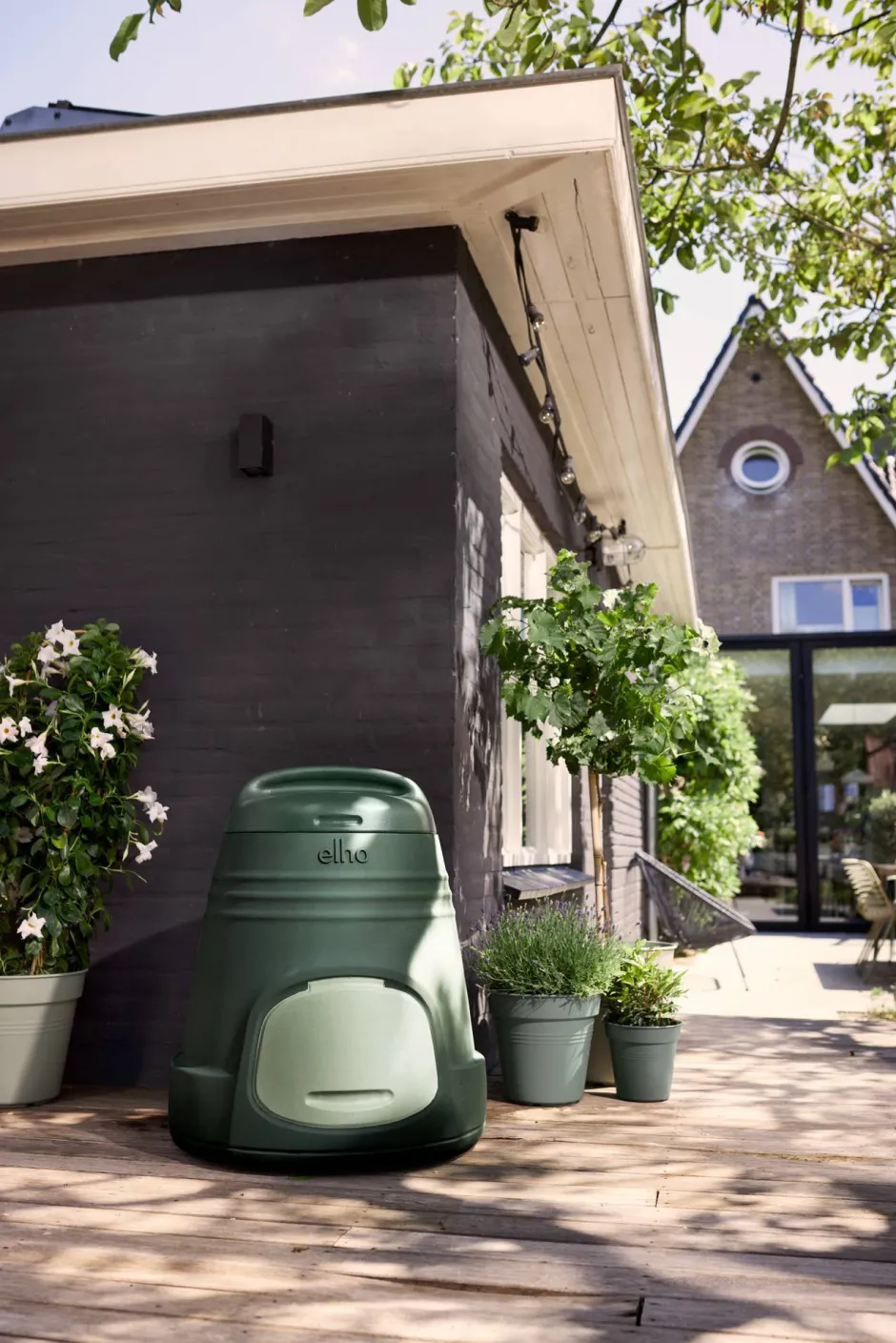 Intratuin Elho green basics Komposter 200 l| Pflanzerde & Substrat|Komposterde