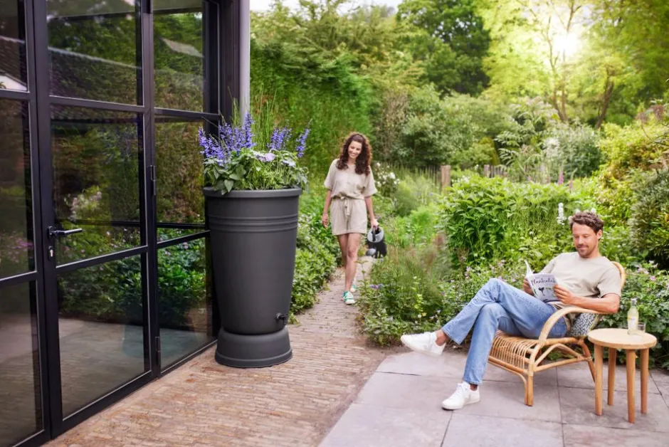 Intratuin Elho green basics Regentonne plus 200 l| Gießen & Bewässerung|Regentonnen