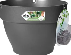 Intratuin Elho Hängetopf Vibia D 26 H 18 cm anthrazit| Blumenampeln & Hängetöpfe|Blumentöpfe & Pflanzgefäße