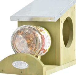 Intratuin Esschert Design Eichhörnchen Futterhaus Glas-Halter| Futterhäuser & Nistkästen