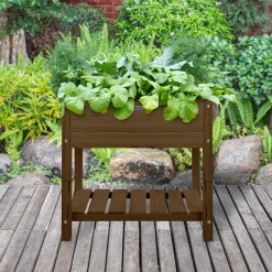 Intratuin Esschert Design Hochbeet braun 78,8 x 40,6 x 78 cm| Anzuchtkästen & Mini-Gewächshäuser