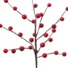 Intratuin Everlands Weihnachtszweig mit Beeren rot 26 cm| Weihnachtszweige & -Blumen