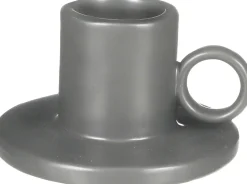 Intratuin Everydays by Kerzenständer Ears grau D 12,5 cm H 7 cm| Kerzenständer