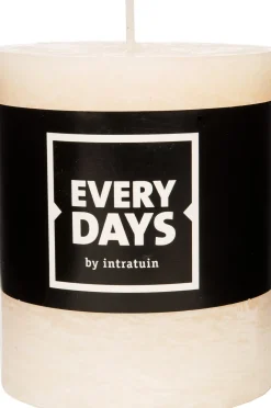 Intratuin Everydays by Stumpenkerze Rustic creme D 7 H 8 cm| Stumpenkerzen