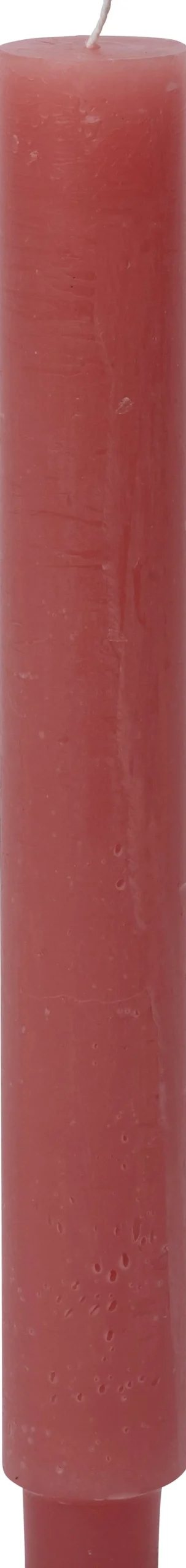 Intratuin Everydays by Stabkerze Rustic rot 10 Std. D 3 H 25 cm| Stabkerzen