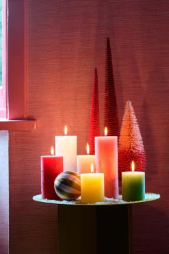 Intratuin Everydays by Stumpenkerze Rustic rot 75 Std. D 7 H 13 cm| Stumpenkerzen