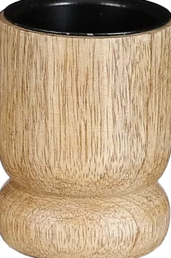 Intratuin Everydays by Teelichthalter Lissy naturell D 5,5 H 7 cm| Teelichthalter