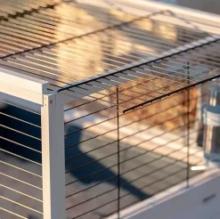 Intratuin Ferplast Kaninchenstall Arena 100 x 62,5 x 51 cm naturell / schwarz| Kaninchenställe & -Käfige