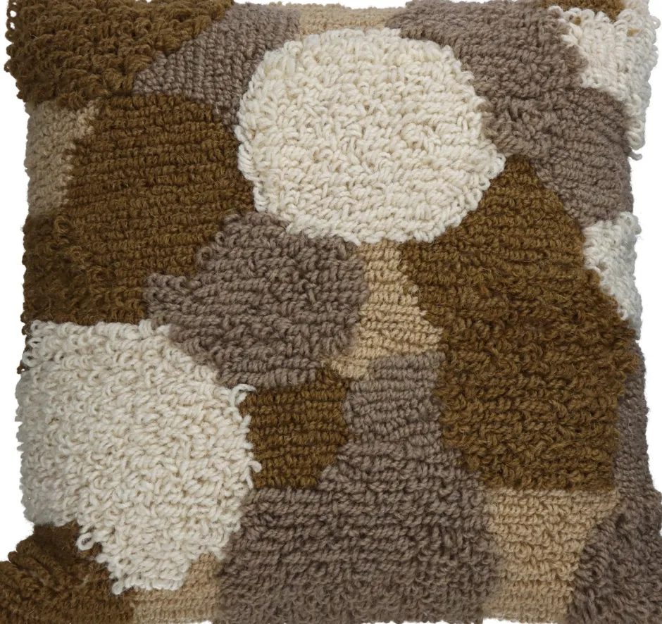 Intratuin HD Collection Dekokissen Jollie braun / grau 45 x 45 cm| Kissen|Dekokissen