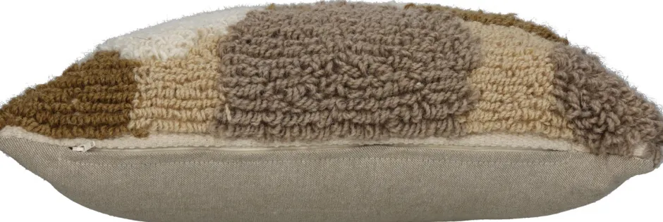 Intratuin HD Collection Dekokissen Jollie braun / grau 45 x 45 cm| Kissen|Dekokissen