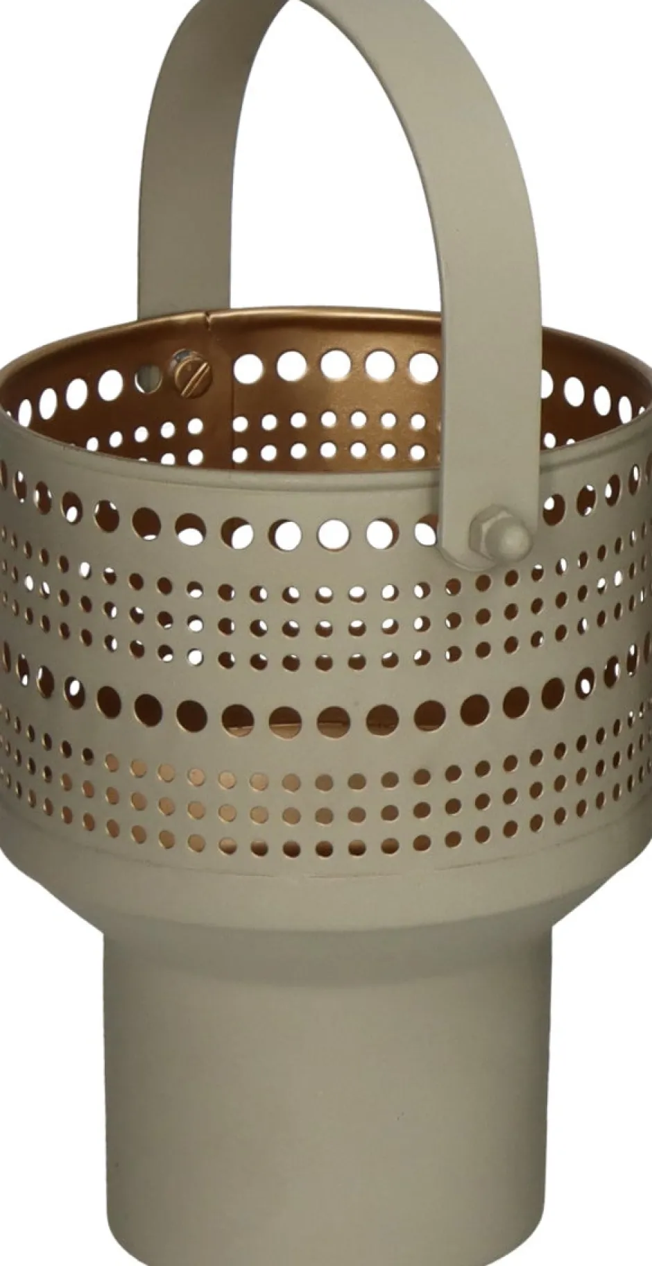 Intratuin HD Collection Teelichthalter Sunset beige 14 x 12 x 15 cm| Teelichthalter