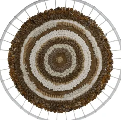 Intratuin HD Collection Wandhänger braun / weiß D 78 H 2 cm| Wandhänger