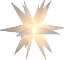 Intratuin Hängelampe Stern weiß LED 60 x 60 cm warmweiß| Weihnachtssterne