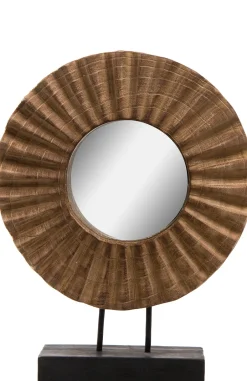 Intratuin House of Nature Spiegel mit Ständer Svolves natur 41 x 31 x 10 cm| Spiegel