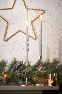 Intratuin House of Seasons kerstfiguur Stern gold D 40 H 0,50 cm| Weihnachtsdeko Zum Aufhängen|Weihnachtssterne