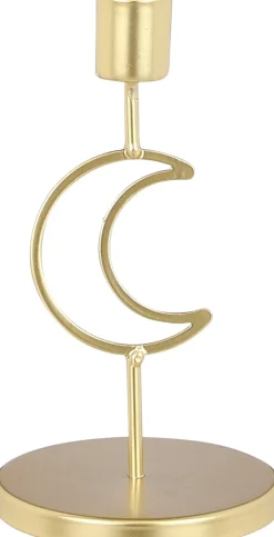 Intratuin House of Seasons Kerzenständer Halbmond gold 17 x 9 x 9 cm| Kerzenständer