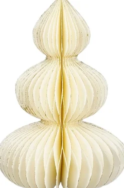 Intratuin House of Seasons Weihnachtsdeko Baum Rocco crème D 13 H 20 cm| Weihnachtsfiguren & -Objekte