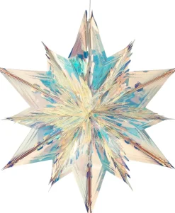 Intratuin House of Seasons Weihnachtsstern Riku 60 x 55 x 25 cm| Weihnachtsdeko Zum Aufhängen|Weihnachtssterne