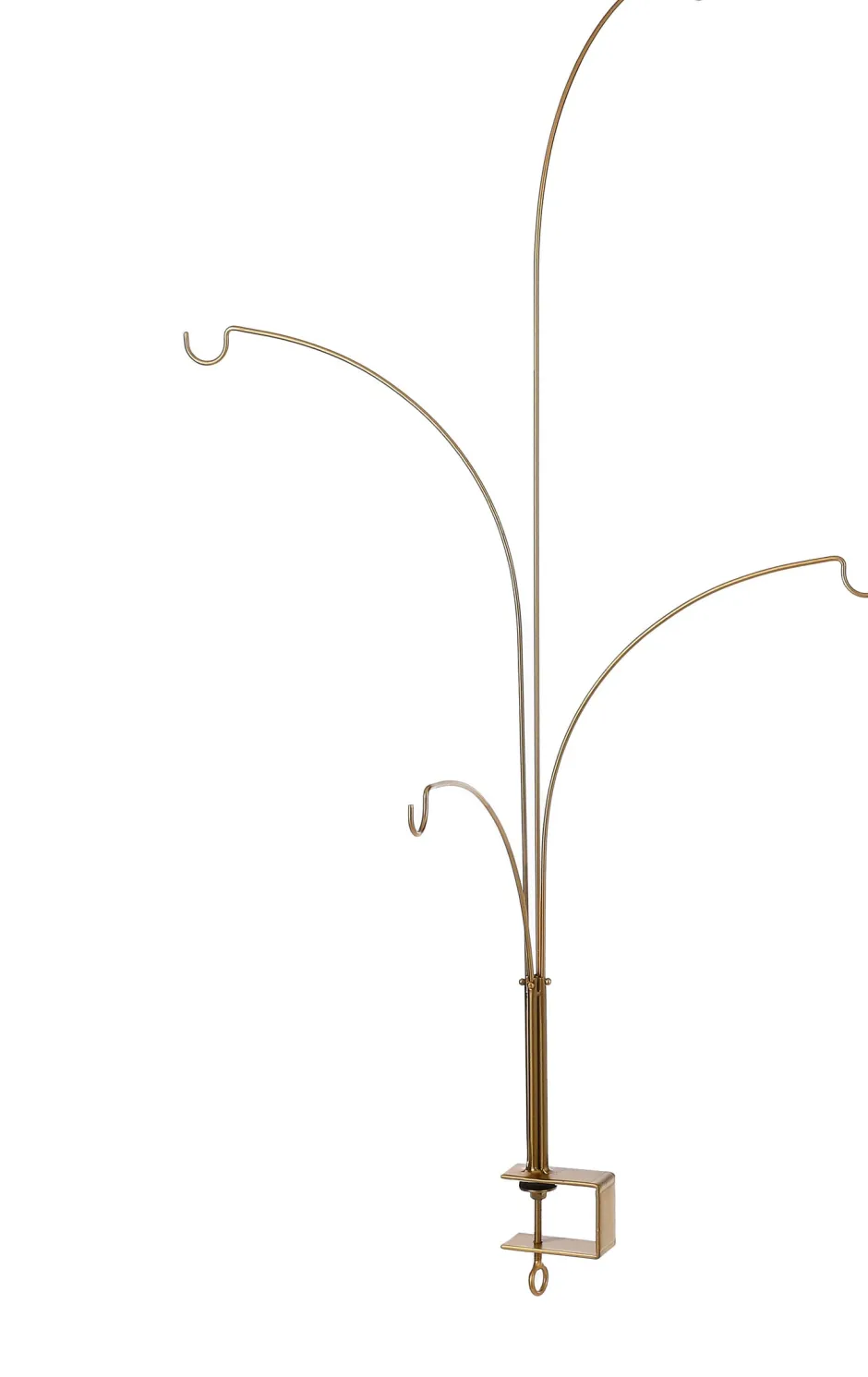 Intratuin House of Seasons Weihnachtsdeko Tischklemme gold 4 Haken 46 x 5 x 84 cm| Weihnachtskugelständer