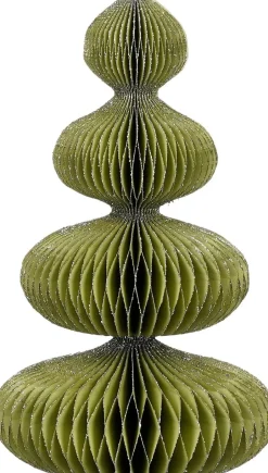 Intratuin House of Seasons Weihnachtsdeko Baum Rocco grün / silber D 18 H 30 cm| Weihnachtsfiguren & -Objekte