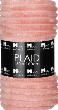 Intratuin In the Mood Collection Decke Lorens rosa 180 x 130 cm| Decken & Plaids