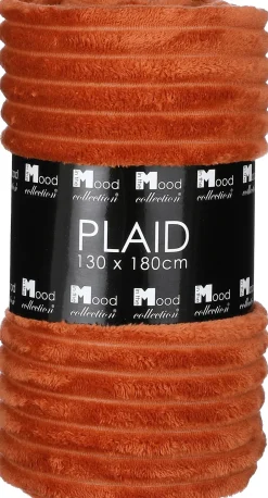 Intratuin In the Mood Collection Decke Lorens terracotta 180 x 130 cm| Decken & Plaids
