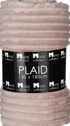 Intratuin In the Mood Collection Decke Lorens beige 180 x 130 cm| Decken & Plaids