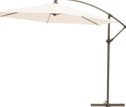 Intratuin Ampelschirm Milano weiß D 300 cm| Sonnenschirme