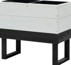 Intratuin Anzuchtkasten Dubba hoch grau/weiß 61 x 33 x 54 cm| Anzuchtkästen & Mini-Gewächshäuser