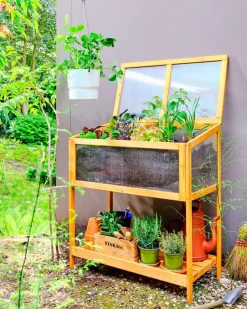 Intratuin Anzuchtkasten Susz hoch natur 89 x 49 x 101 cm| Anzuchtkästen & Mini-Gewächshäuser