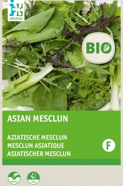 Intratuin Asiatischer Mesclun (BIO) Samen| Gemüsesamen|Saatgut