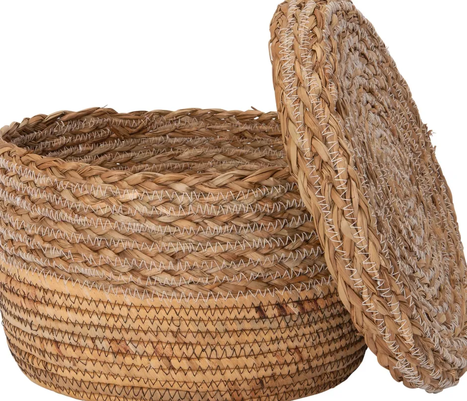 Intratuin Aufbewahrungskorb Vijs natur D 18 H 13 cm| Aufbewahrung