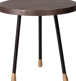 Intratuin Beistelltisch Kaite kupfer / schwarz D 40 H 40 cm| Beistelltische|Beistelltische