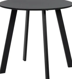 Intratuin Beistelltisch Latte schwarz D 50 cm H 45 cm| Beistelltische|Beistelltische