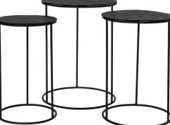 Intratuin Beistelltisch Milou schwarz D 35 H 50 cm| Beistelltische|Beistelltische