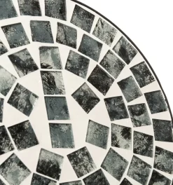 Intratuin Beistelltisch Mosaik schwarz D 30 cm H 66 cm| Beistelltische|Beistelltische