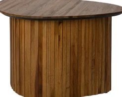 Intratuin Beistelltisch Riss naturell 60 x 48 x 36 cm| Beistelltische|Beistelltische